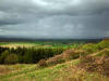 Looks like rain - turned out to be hailstones. 30th April 2010