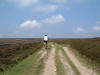 Paul leading the way on the Drove Road