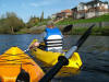 Approaching Yarm,  River Tees, 20th October 2008