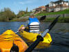 Approaching Yarm,  River Tees, 20th October 2008