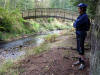 The "new" bridge, Low Wood, Hawnby, 12th October 2009