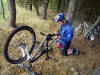 More emergency brake repairs. Guisborough Woods. 19th October 2009