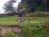 Playing in the bombhole, Hambleton Drove Road. 10/09/10