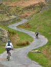 It's definitely steeper than that in real life. Road from Healaugh 3rd April 2008