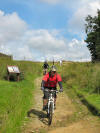 Approaching Lastingham. 15th August 2008