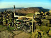 Looking toward Hasty Bank from Carr Ridge, Urra Moor, 12th February 2008