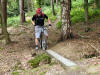 "North Shore Chris" thinking about it. Guisborough Woods, 30th July 2008