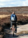 BMX style on an XC MTB, Carlton Bank, 3rd March 2008