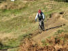 Chris enjoying the Cold Moor descent,  15th November 2007