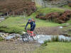 Tony crossing Grinton Gill, 9th October 2007