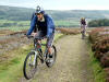 Battling against the wind, Harkerside Moor, 11th October 2007