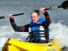 Look no hands. Seaton Canoe September 2008