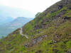 Approaching Lonscale Crags