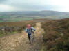 The steep track past Turkey Nab and onto Battersby Moor