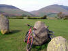 Looking back at where we've been, between Skiddaw and Blencathra