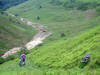 Cautious Chris descending into Thorodale