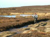 Chris passing Brian's Pond