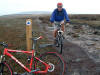 On the singletrack above Fryupdale