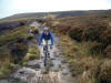 On the singletrack above Fryupdale