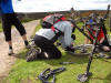 26th May 2009. A rare shot of a foreman working. Puncture repairs Sleddale